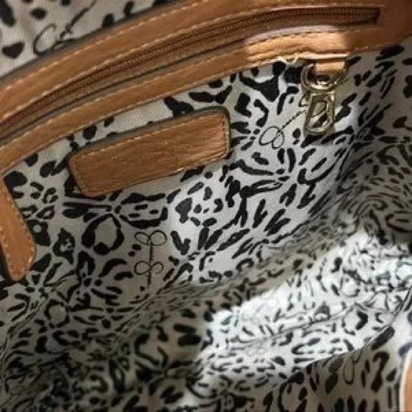 Jessica Simpson | Cognac Camille Four-Poster Shoulder Bag
